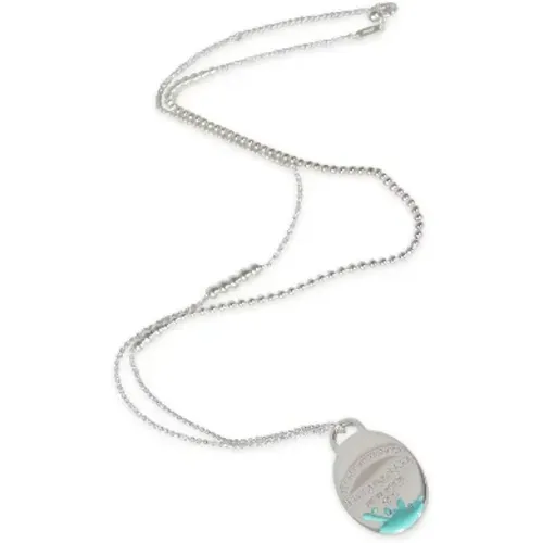 Pre-owned Metal necklaces , female, Sizes: ONE SIZE - Tiffany & Co. Pre-owned - Modalova