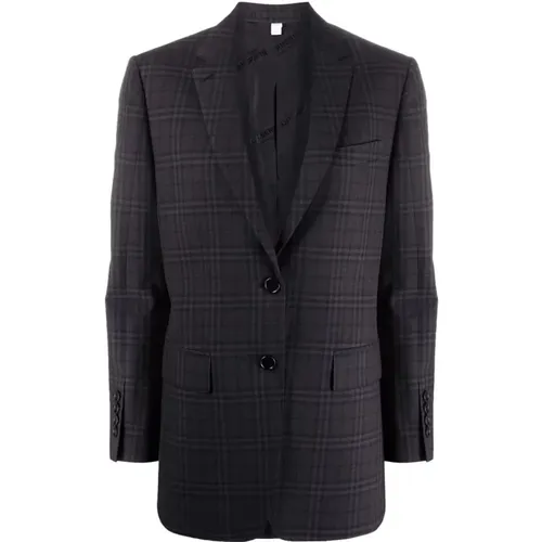 Sport Jacket, Wool Blend, Linen Lined , female, Sizes: XS, 3XS - Burberry - Modalova