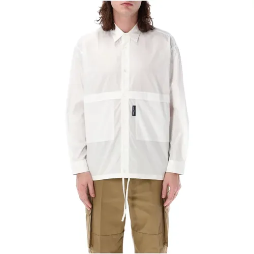 Weißes Hemd mit Versteckten Taschen Ss24 , Herren, Größe: L - Comme des Garçons - Modalova