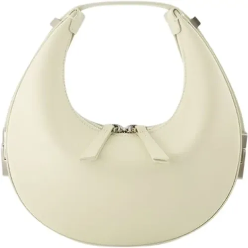 Cream Leather Mini Handbag with Adjustable Strap , female, Sizes: ONE SIZE - Osoi - Modalova