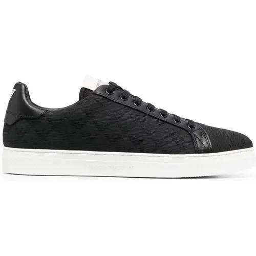 Sneaker , male, Sizes: 7 UK, 8 UK, 6 UK, 11 UK, 12 UK - Emporio Armani - Modalova