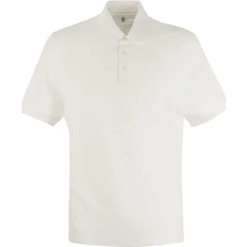 Polo-Shirt aus Baumwoll-Jersey , Herren, Größe: 2XL - BRUNELLO CUCINELLI - Modalova