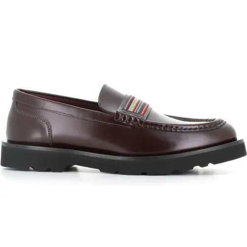 Bordeaux Leather Moccasin Sandals , male, Sizes: 8 UK, 10 UK, 11 UK, 7 UK, 9 UK, 6 UK - PS By Paul Smith - Modalova