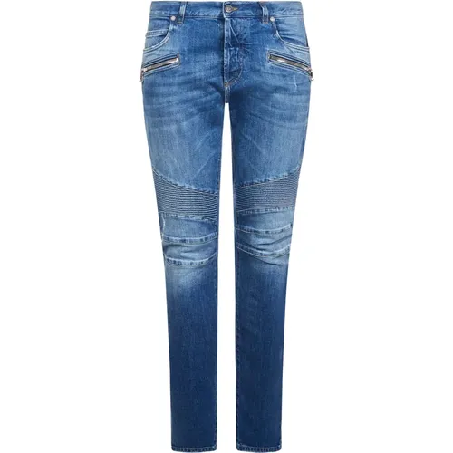 Stylish Slim-Fit Jeans , male, Sizes: W30, W31 - Balmain - Modalova