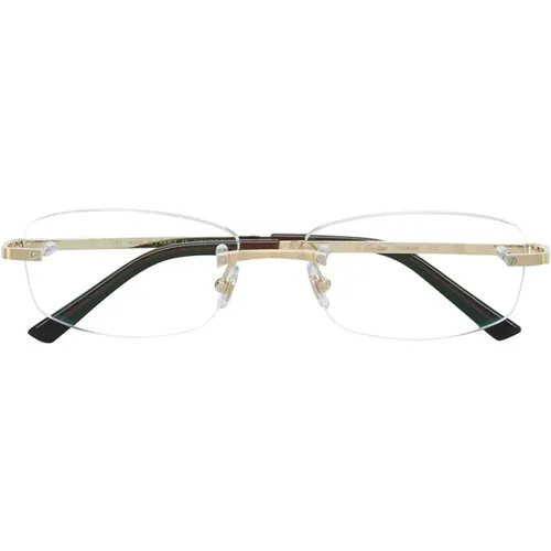 Goldene Optische Brille,CT0086O 002 Optical Frame - Cartier - Modalova