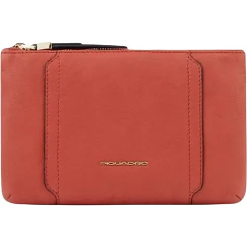 Rote Lederhandtasche für Damen - Piquadro - Modalova