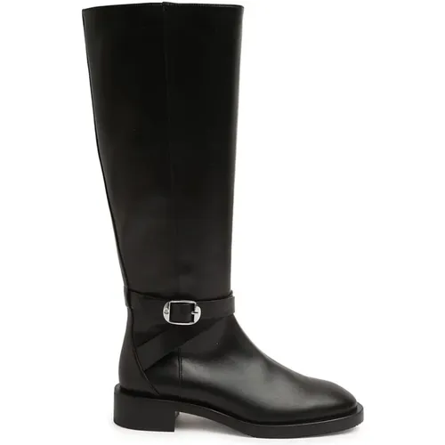 Schwarze Stiefel Sj296 - Stuart Weitzman - Modalova