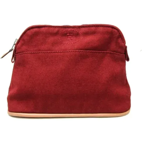 Pre-owned Cotton pouches , female, Sizes: ONE SIZE - Hermès Vintage - Modalova