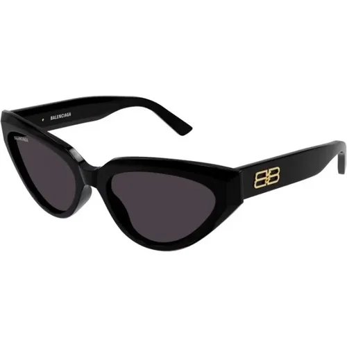 Frame Grey Lens Sunglasses Women , female, Sizes: 56 MM - Balenciaga - Modalova