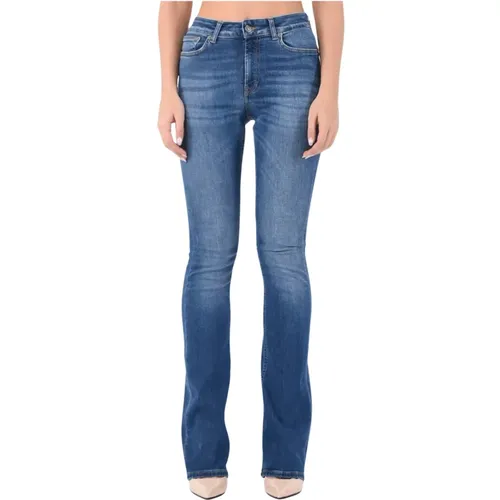 Straight Jeans , female, Sizes: W31, W26, W30, W27, W28 - Dondup - Modalova