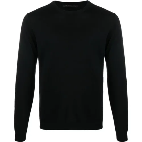 Classic Crewneck Pullover , male, Sizes: L, 2XL, XL, M - Low Brand - Modalova