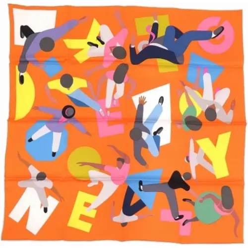 Pre-owned Silk scarves , female, Sizes: ONE SIZE - Hermès Vintage - Modalova