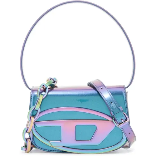 Iridescent 1DR Shoulder Bag , female, Sizes: ONE SIZE - Diesel - Modalova