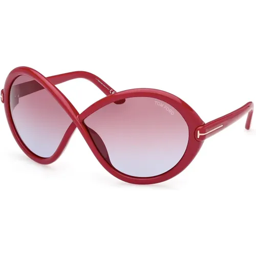 Quadratische Sonnenbrillenkollektion , Damen, Größe: 68 MM - Tom Ford - Modalova