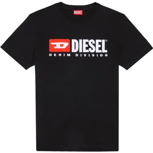 T-Shirt, Classic Style , male, Sizes: L, M, XL, S, 2XL - Diesel - Modalova