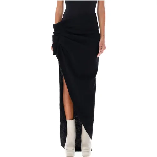 Wrap Skirt Aw23 , female, Sizes: S - Rick Owens - Modalova