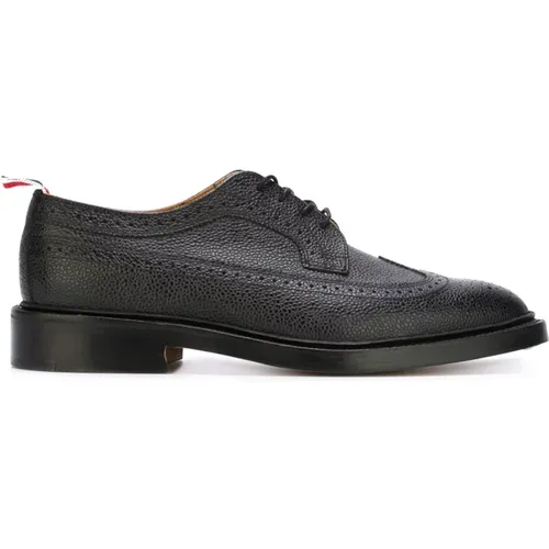 Elegant Flat Shoes , male, Sizes: 8 1/2 UK, 7 1/2 UK, 8 UK, 7 UK, 6 1/2 UK - Thom Browne - Modalova