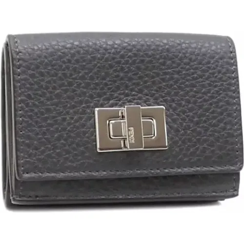 Pre-owned Leder Portemonnaies , Damen, Größe: ONE Size - Fendi Vintage - Modalova