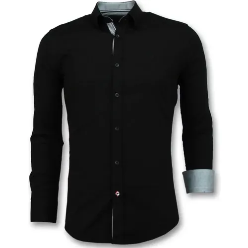 Italienische Weiße Hemden Herren - Slim Fit Business Hemden - 3036 , Herren, Größe: 3XL - Gentile Bellini - Modalova