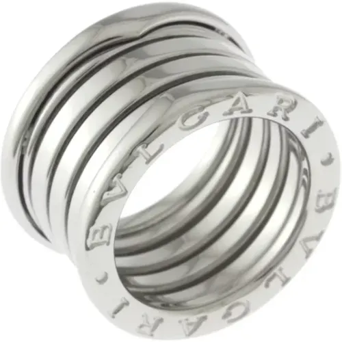 Pre-owned White Gold rings , female, Sizes: ONE SIZE - Bvlgari Vintage - Modalova