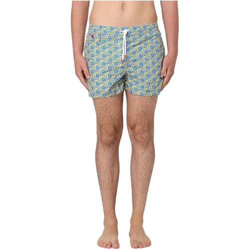 Mens Beach Costume , male, Sizes: L - Kiton - Modalova