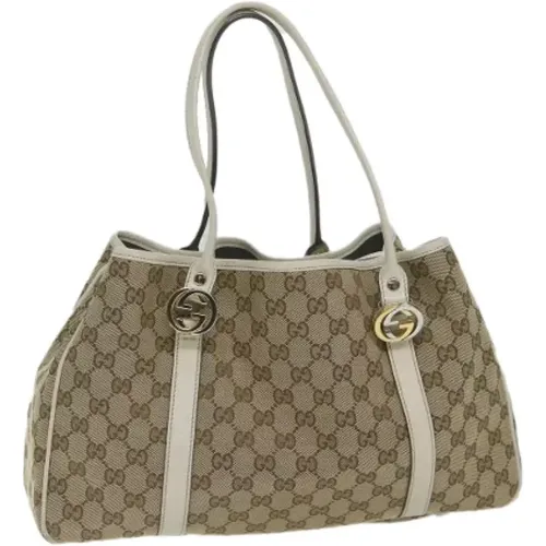 Pre-owned Canvas gucci-bags , female, Sizes: ONE SIZE - Gucci Vintage - Modalova