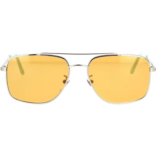 Volo Mineral Mustard Sonnenbrille , unisex, Größe: 56 MM - Retrosuperfuture - Modalova