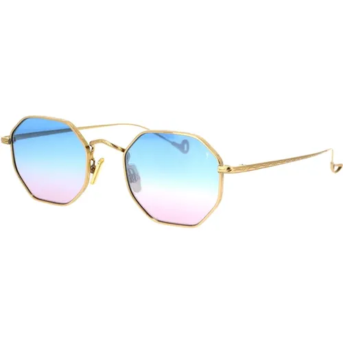 Elegant Unisex Sunglasses with Blue Pink Gradient Lenses , unisex, Sizes: 49 MM - Eyepetizer - Modalova