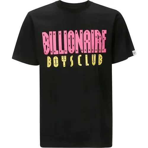 Schwarzes Logo T-Shirt , Herren, Größe: M - Billionaire Boys Club - Modalova
