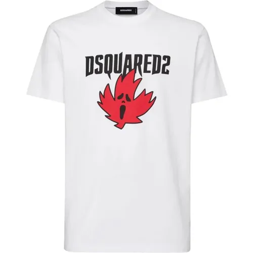 Herren T-Shirts & Polos Kollektion , Herren, Größe: S - Dsquared2 - Modalova