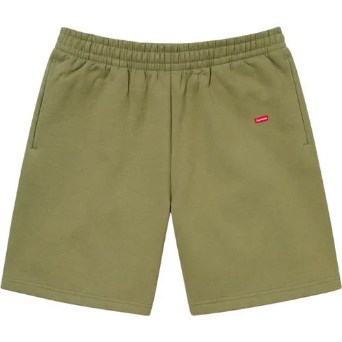 Limitierte Auflage Box Sweatshort Olive , Herren, Größe: L - Supreme - Modalova