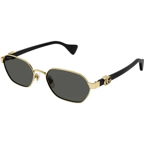 Gold Graue Sonnenbrille Gg1593S , Damen, Größe: 56 MM - Gucci - Modalova