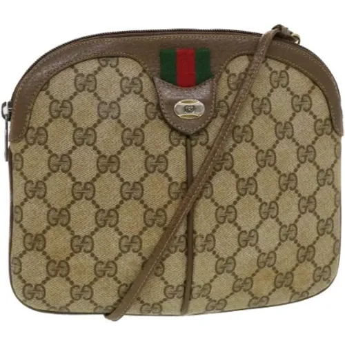 Pre-owned Canvas Gucci Crossbody Bag , female, Sizes: ONE SIZE - Gucci Vintage - Modalova
