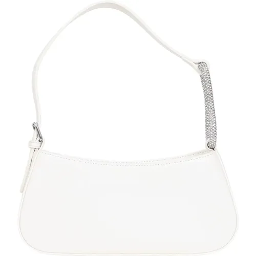 Weiße Strass Logo Tasche , Damen, Größe: ONE Size - Chiara Ferragni Collection - Modalova