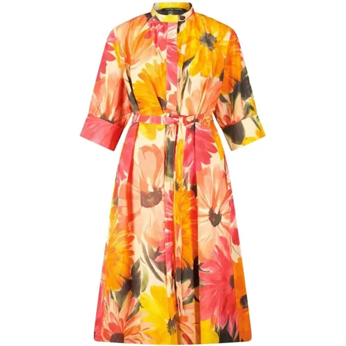 Colorful Floral Dress , female, Sizes: L - Hannes Roether - Modalova