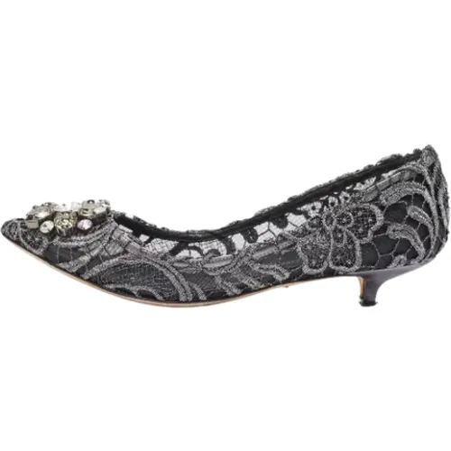 Pre-owned Lace heels , female, Sizes: 4 UK - Dolce & Gabbana Pre-owned - Modalova