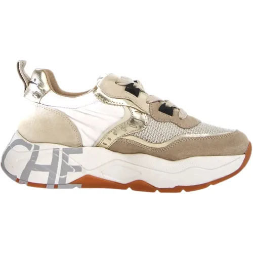 Sneakers Club105 in Leather/Nylon , female, Sizes: 4 UK, 5 UK, 7 UK, 6 UK, 8 UK, 3 UK - Voile blanche - Modalova