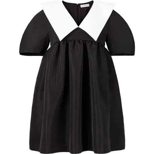 Schwarzes Taffeta Babydoll Kleid - Nina Ricci - Modalova