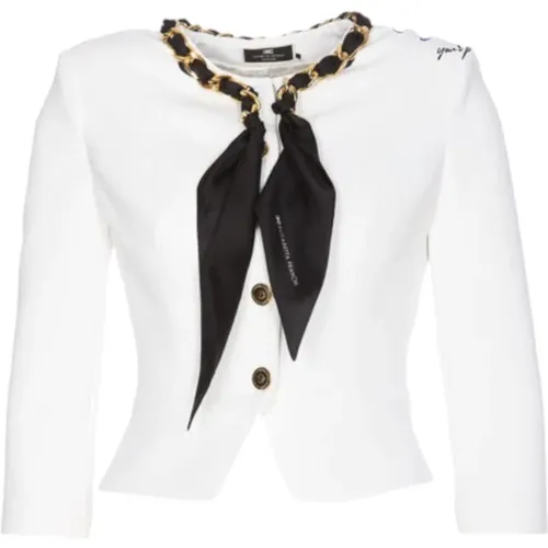 Stylish Jacket , female, Sizes: L, S, XL, XS - Elisabetta Franchi - Modalova
