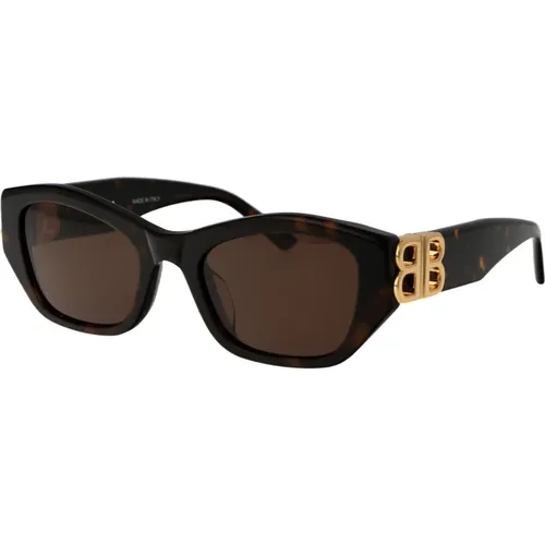 Stylische Sonnenbrille Bb0311Sk , Damen, Größe: 53 MM - Balenciaga - Modalova