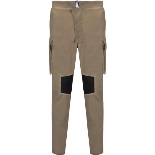 Cotton cargo trousers with inserts , male, Sizes: W30, W31, W33, W32 - Balmain - Modalova