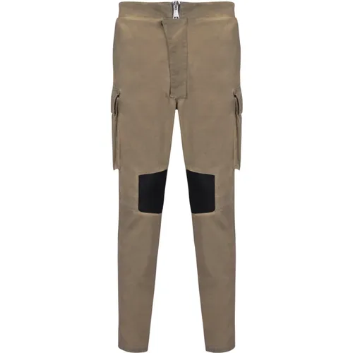 Cotton cargo trousers with inserts , male, Sizes: W34, W30, W31, W33, W32 - Balmain - Modalova