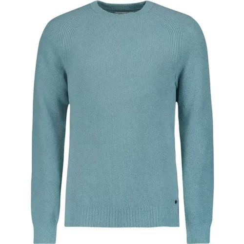 Weicher Rippstrick-Crewneck-Pullover , Herren, Größe: 3XL - No Excess - Modalova