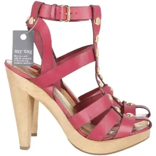 Pre-owned Leather heels , female, Sizes: 4 UK - Michael Kors Pre-owned - Modalova