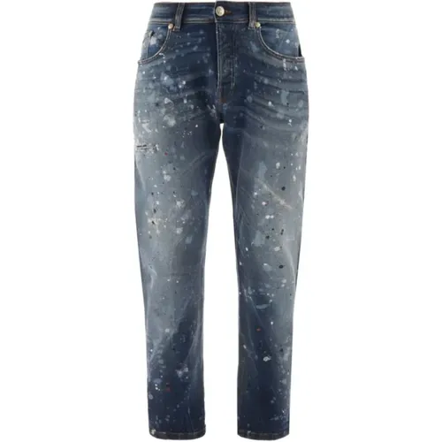 Jeans mit verwaschenem Look - John Richmond - Modalova