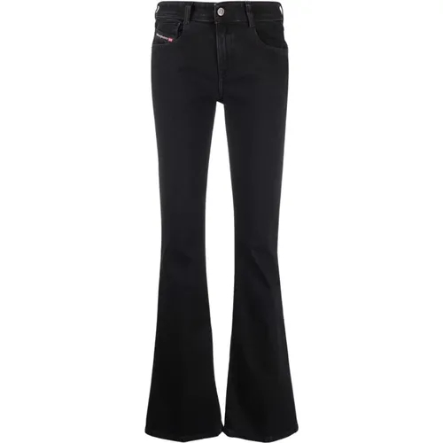 Retro Flared Jeans 1969 D-Ebbey L.32 , female, Sizes: W31, W28 - Diesel - Modalova