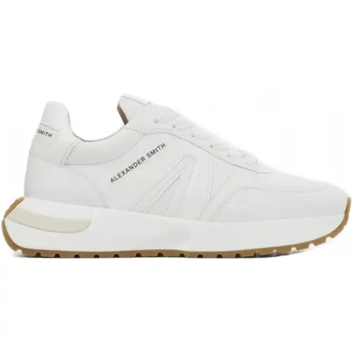 Hyde Sneakers Weiß Leder Voluminöse Runner Sohle , Damen, Größe: 40 EU - Alexander Smith - Modalova