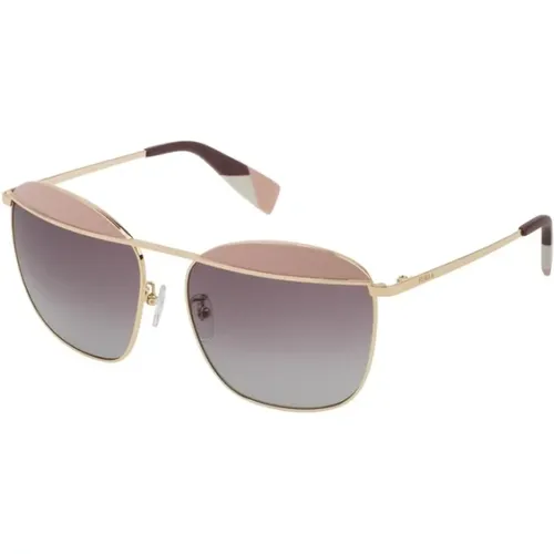 Frame Sunglasses , female, Sizes: 59 MM - Furla - Modalova