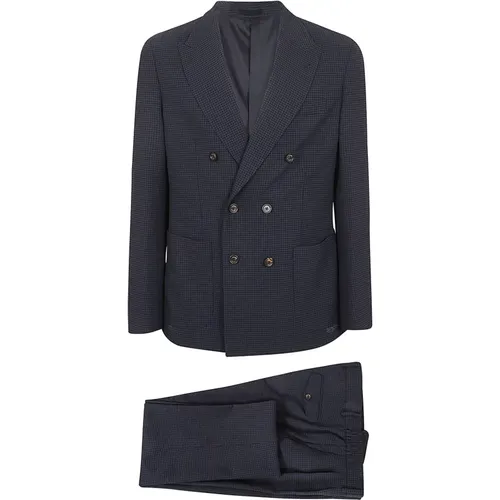 Double Breasted Suit , male, Sizes: L, 2XL - Eleventy - Modalova