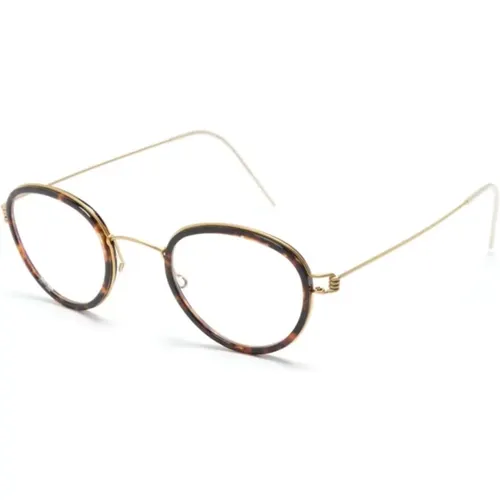 Braune Optische Brille für den Alltag , unisex, Größe: 42 MM - lindbergh - Modalova